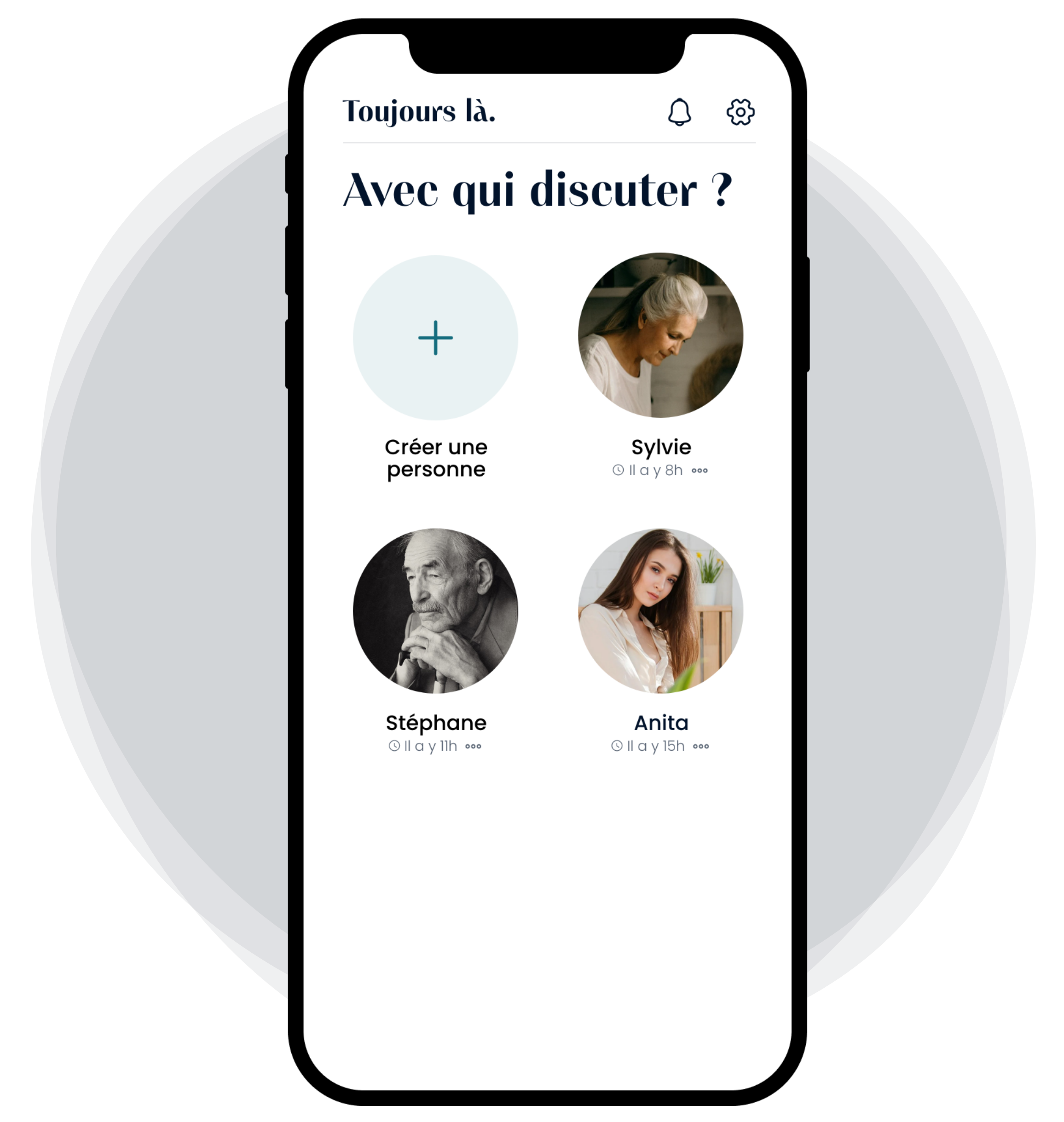Mockup de l'application